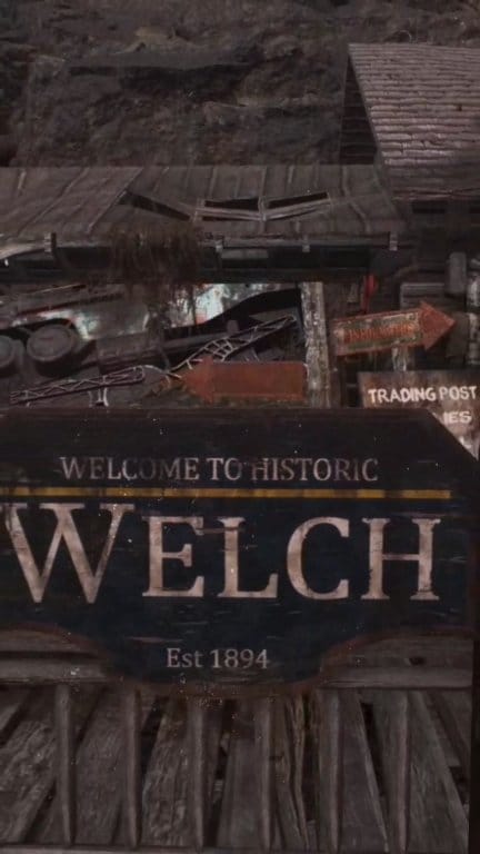 Fallout 76: Welch, West Virginia. Side-by-side comparison between my ...