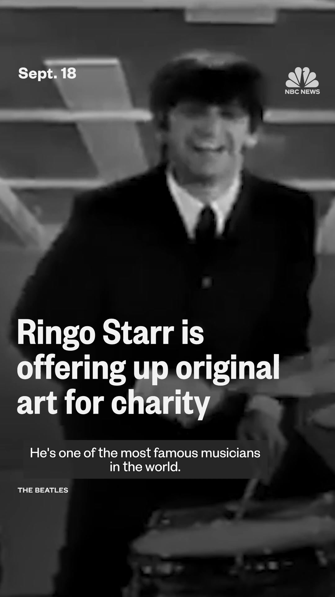 Ringo Starr is holding an exhibition called 