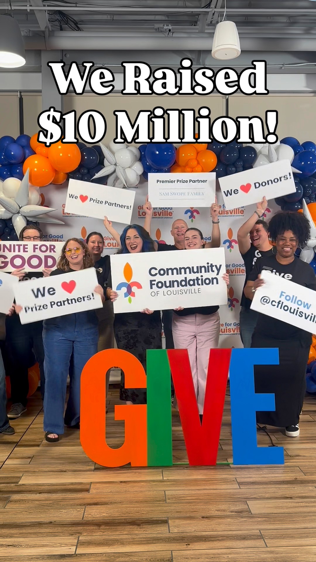 Give yourselves a round of applause! 👏 Give for Good Louisville