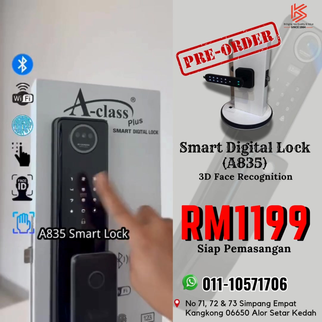 𝗣𝗥𝗘 𝗢𝗥𝗗𝗘𝗥 - 𝐒𝐦𝐚𝐫𝐭 𝐃𝐢𝐠𝐢𝐭𝐚𝐥 𝐋𝐨𝐜𝐤 (𝟯𝗗 𝗙𝗮𝗰𝗲 𝗥𝗲𝗰𝗼𝗴𝗻𝗶𝘁𝗶𝗼𝗻 𝗦𝗺𝗮𝗿𝘁 𝗟𝗼𝗰𝗸 ...