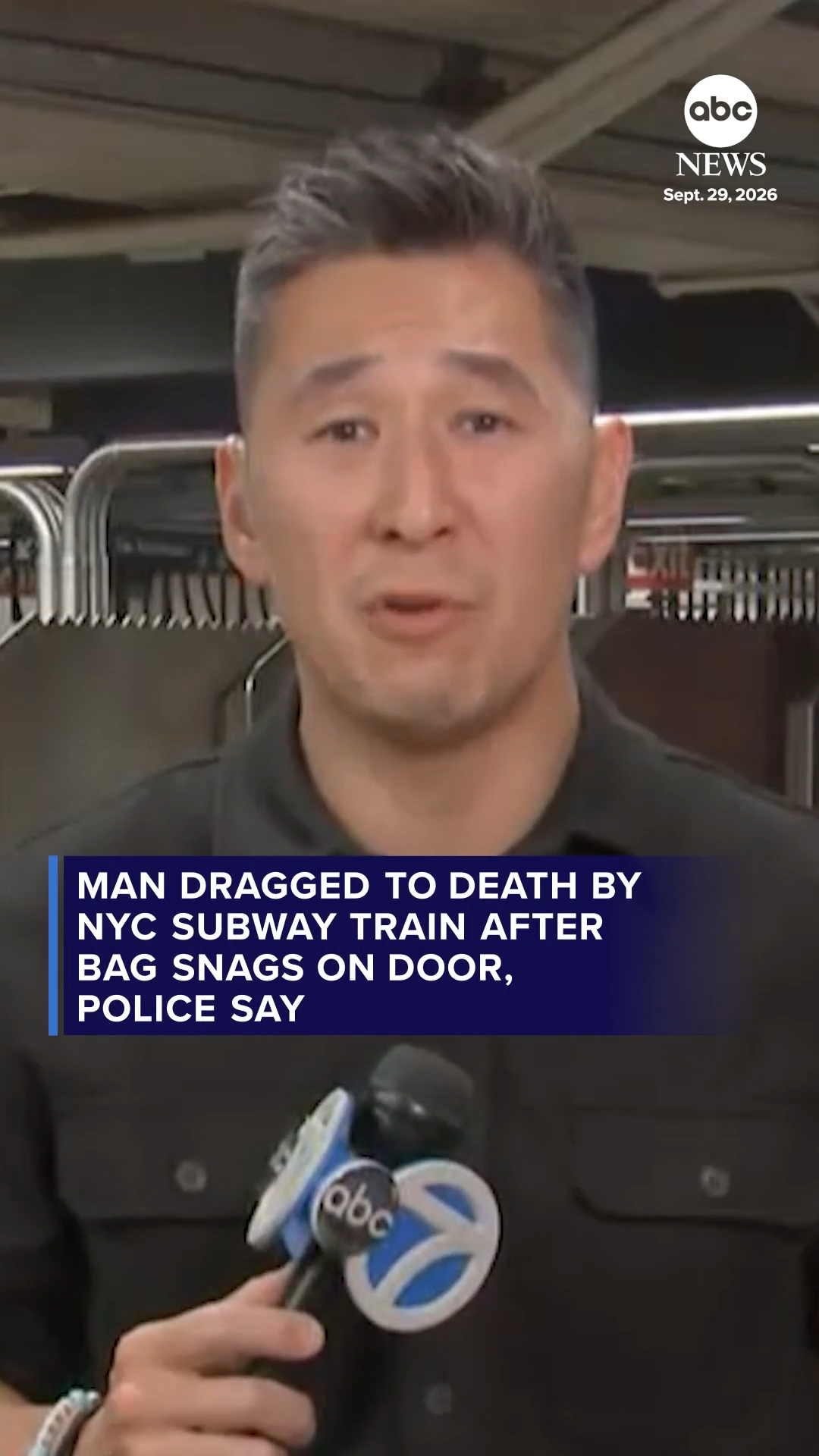 A man was dragged to death by a New York City subway train when a