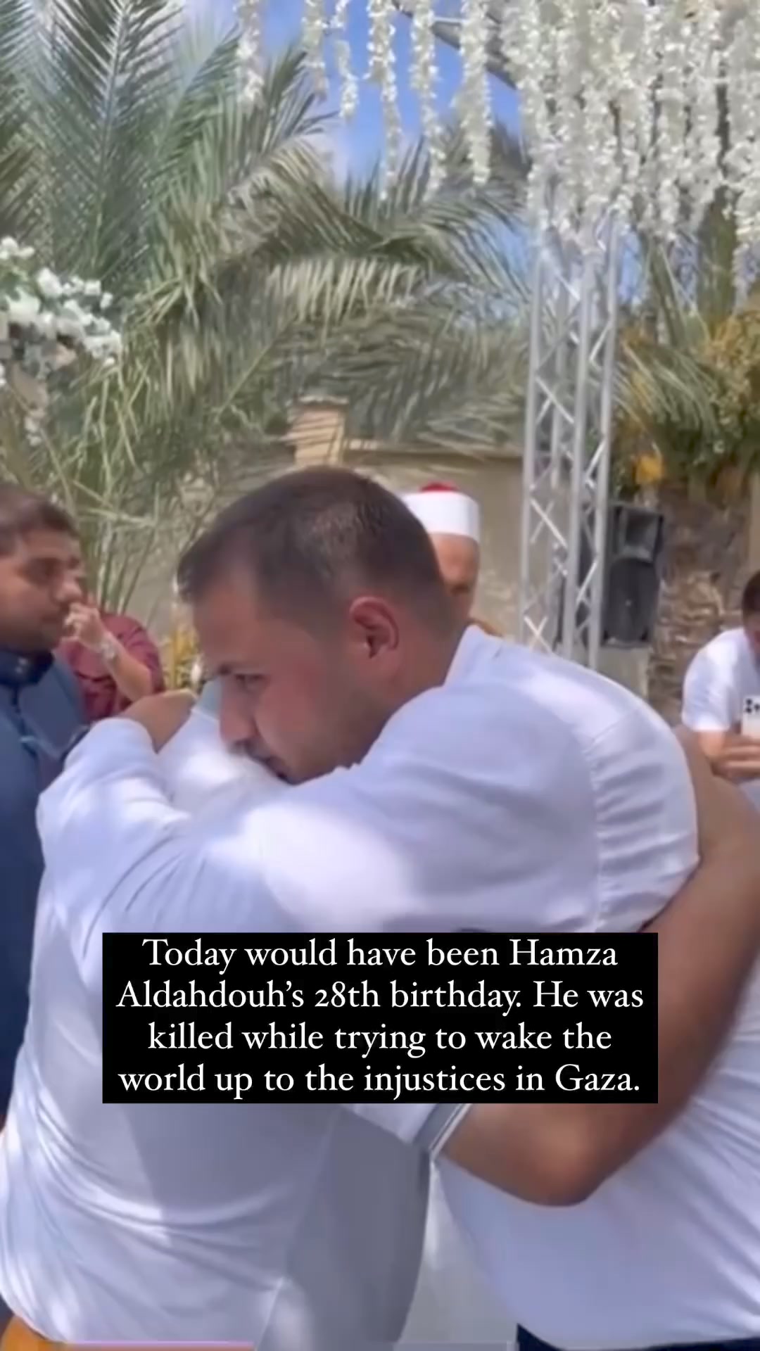 Today would have been Hamza Aldahdouh's 28th birthday. His father, the ...
