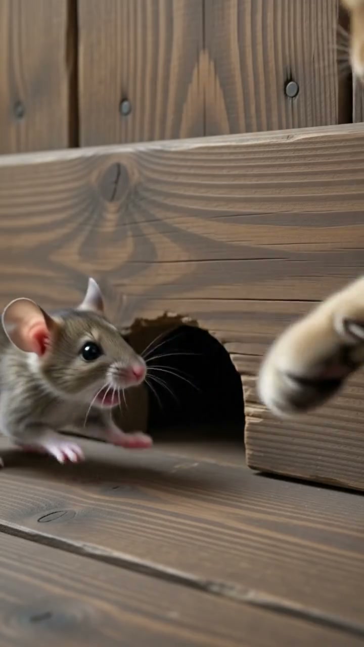 The kissing mouse, short but sweet | The Mouse family that live by