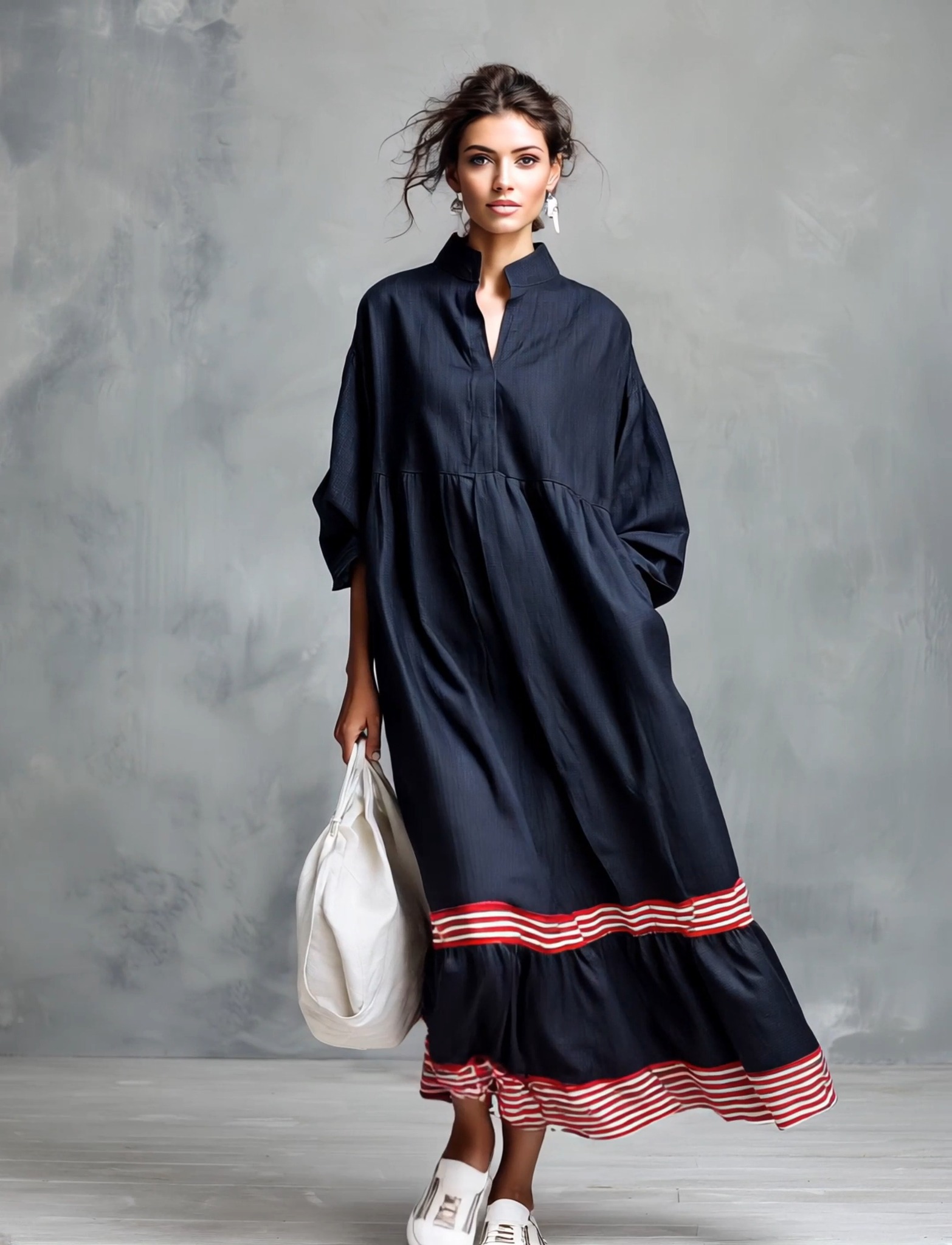nakd deep back knitted maxi dress Bought meta-size-chart-ANNA-QUAN-size-chart main image 0