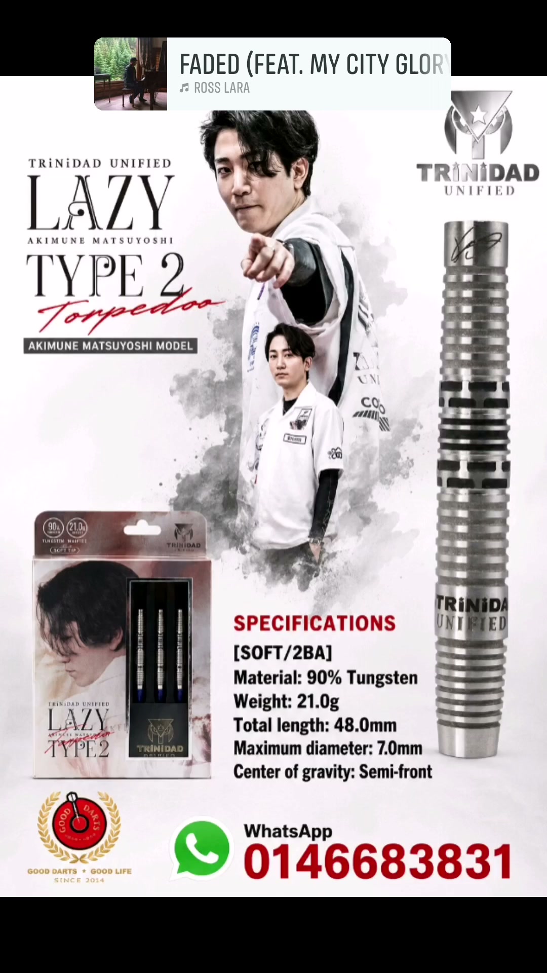 🎯 TRiNiDAD UNIFIED Akimune Matsuyoshi LAZY TYPE2 TORPEDO 当力量与