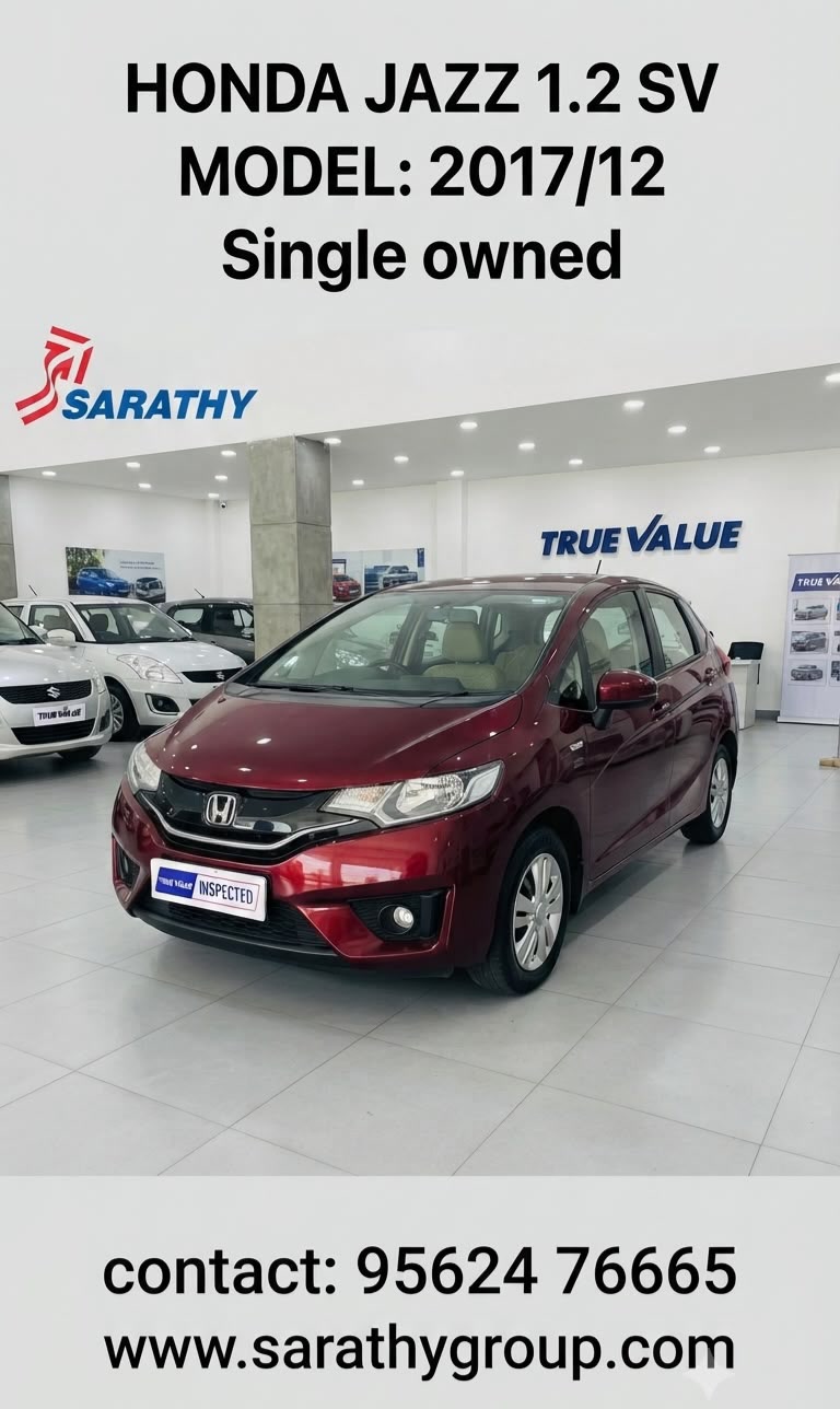 sarathytruevalue Your Dream Honda Jazz Is Just One Visit Away