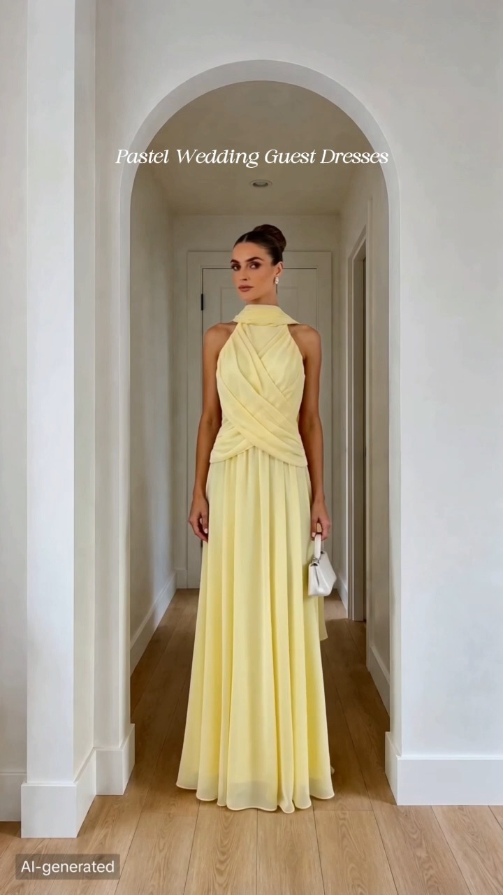 pastel formal wedding guest dress Four dreamy shades, one dilemma 💐✨ Which one’s your pick?, #missacc #missaccdress #summerdresses #bridesmaid #weddingguestdress #vacationdress #summeroutfit #pastelstyle #summerfashion pastel wedding guest outfit