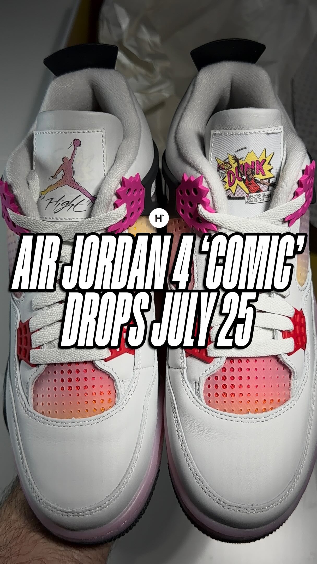 AIRJORDAN ×NIKE コラボ Jordan Brand's 'Comic' Air Jordan 4 release is packed with special