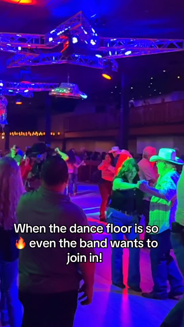 Only at Texas Rodeo Saloon is the dance floor so 🔥 even the band can’t ...