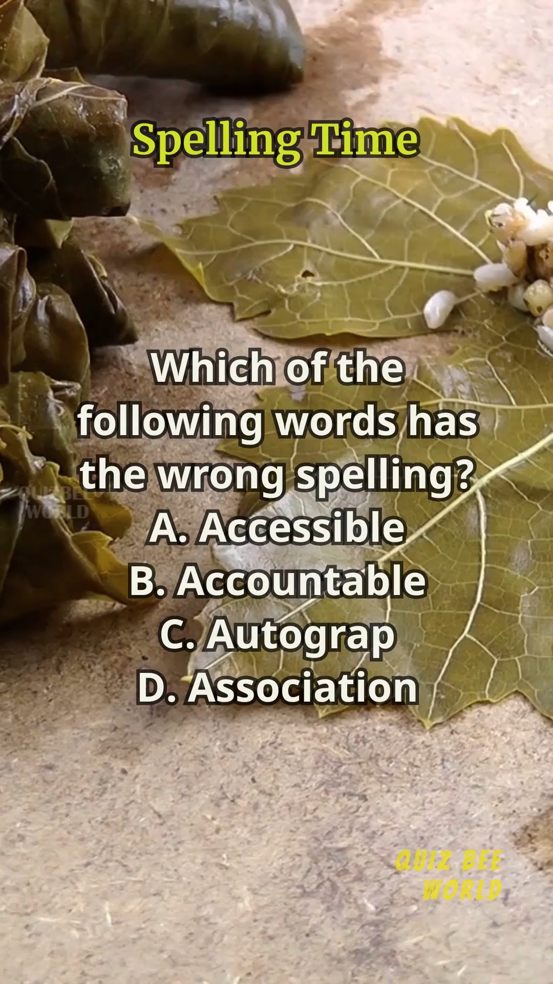 Spelling Time 978 #spelling #englishlearning #englishvocabulary # ...