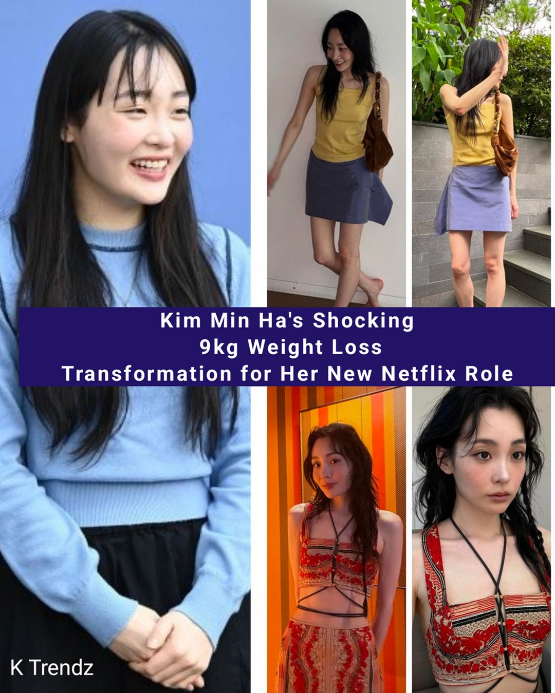 Kim Min Ha's Shocking 9kg Weight Loss Transformation for Her New