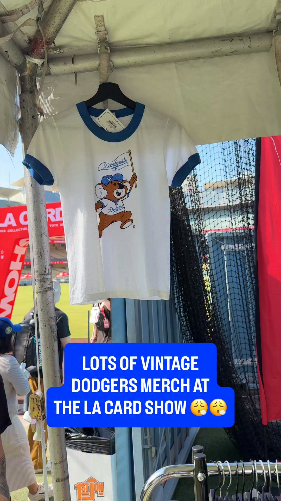 There's a ton of vintage Dodgers merch from Research Vintage at