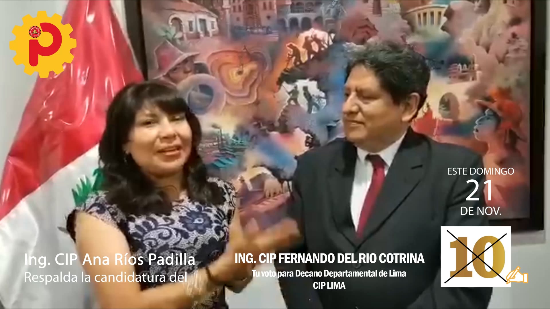 👍Nuestra colega Ing. CIP Ana Ríos Padilla muestra el respaldo a la ...