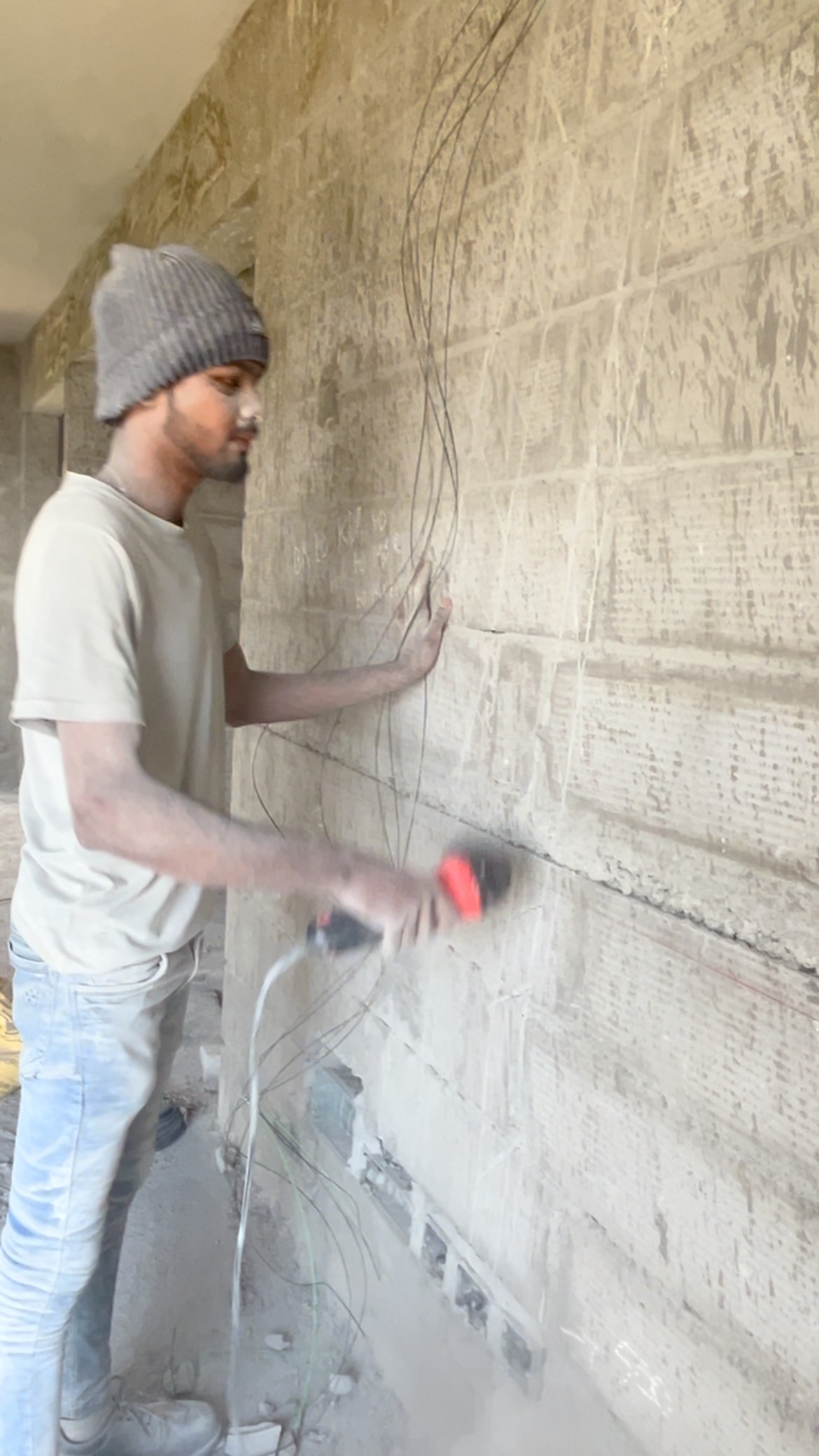 Wall cutting 🥵 #mywork #mystyle #electric #reelinstagram ️ # ...