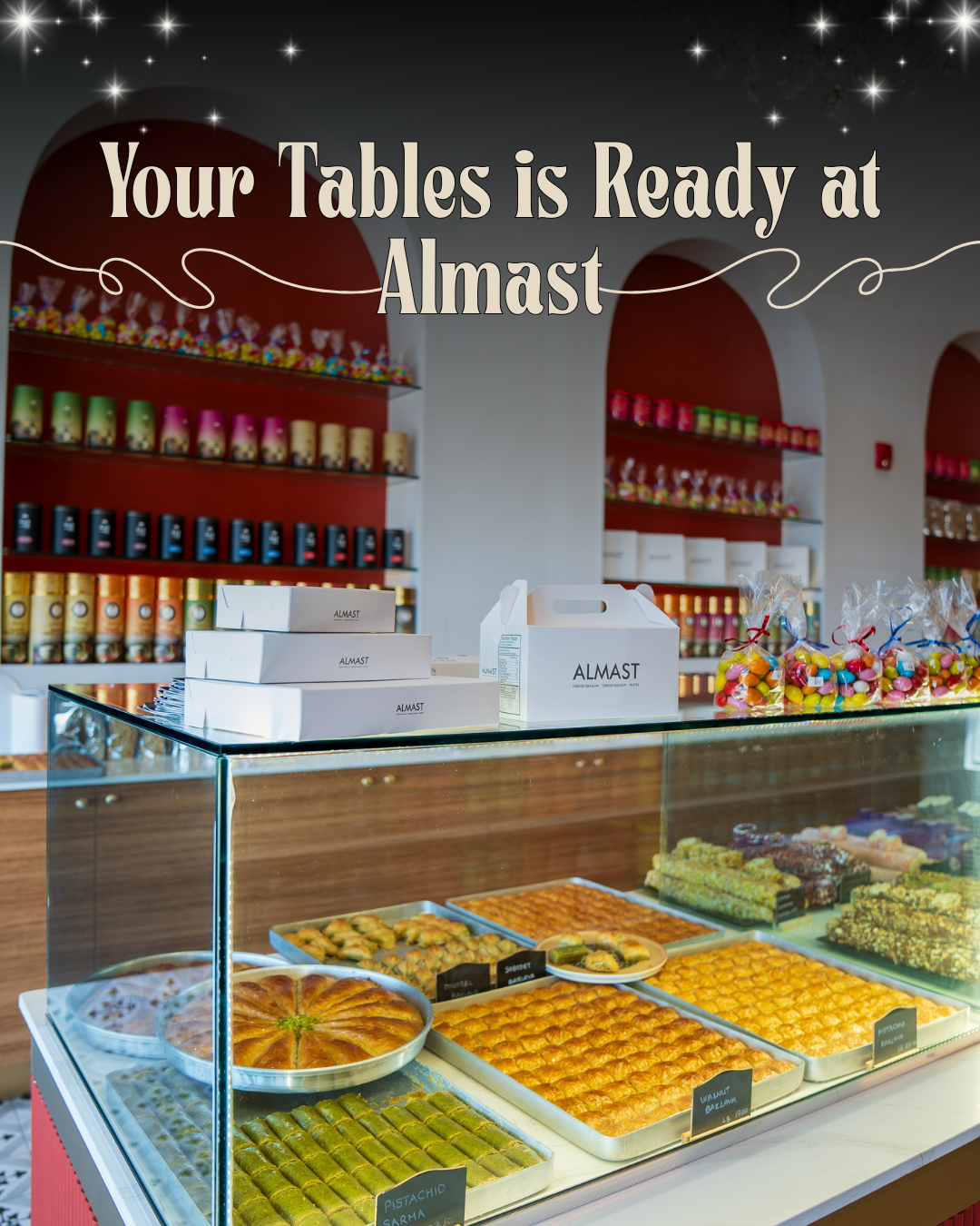 Your table is ready at Almast Filled with authentic flavors, halal ...