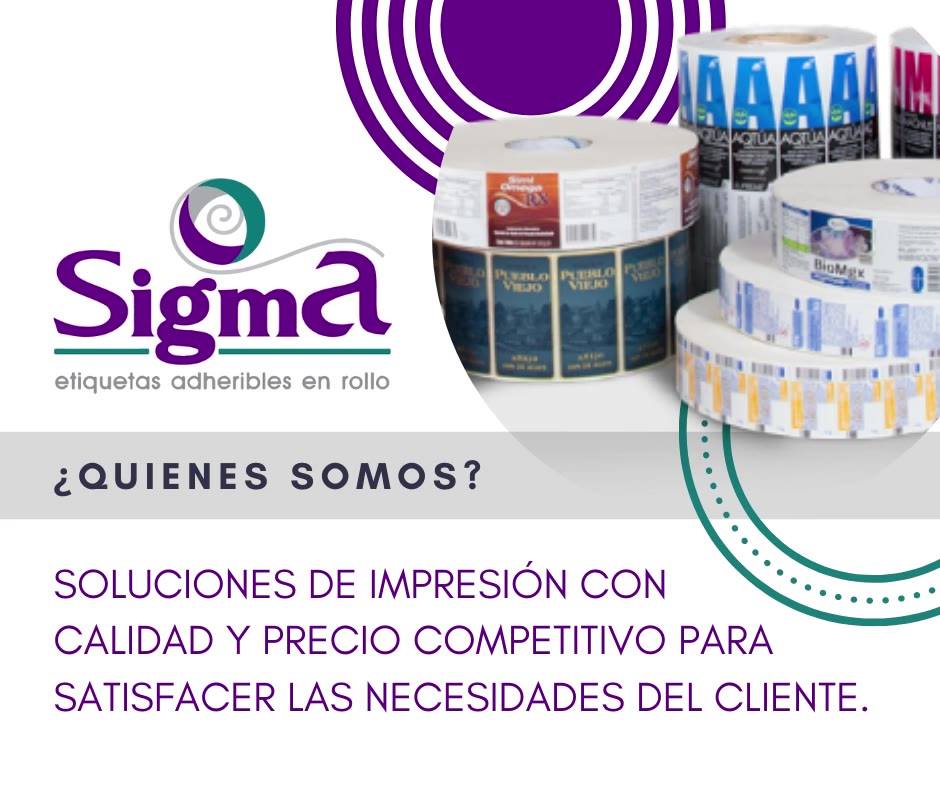 Sigma etiquetas adheribles en rollo - Home