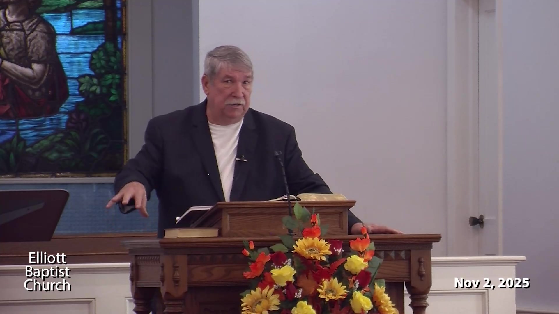 Pastor Sammy's sermon on Nov 2, 2025. | Elliott Baptist Church | Facebook