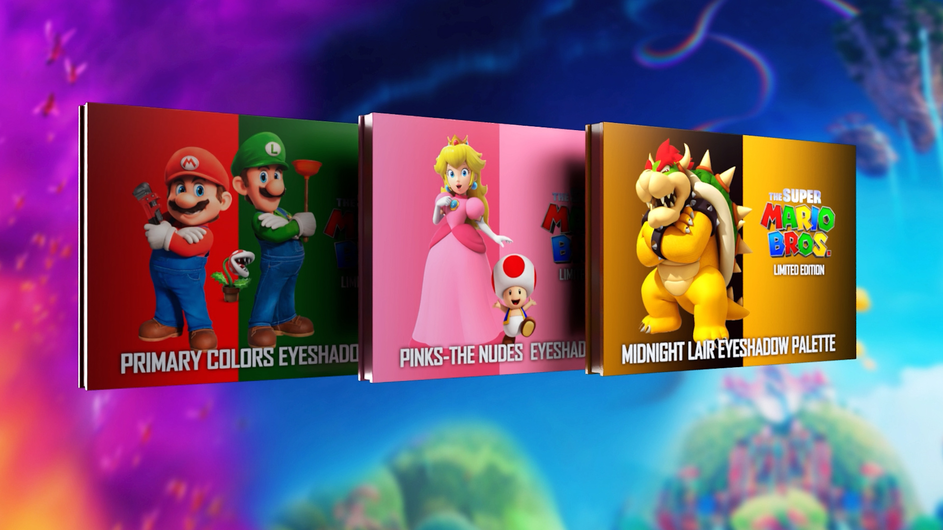 shu uemura and SUPER MARIO BROS. present a totally original