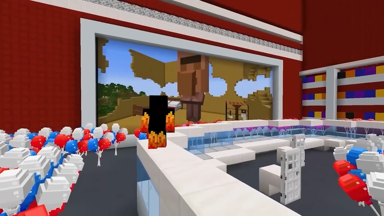 I Created a Secret Room Inside the GIANT VILLAGER #athos #new