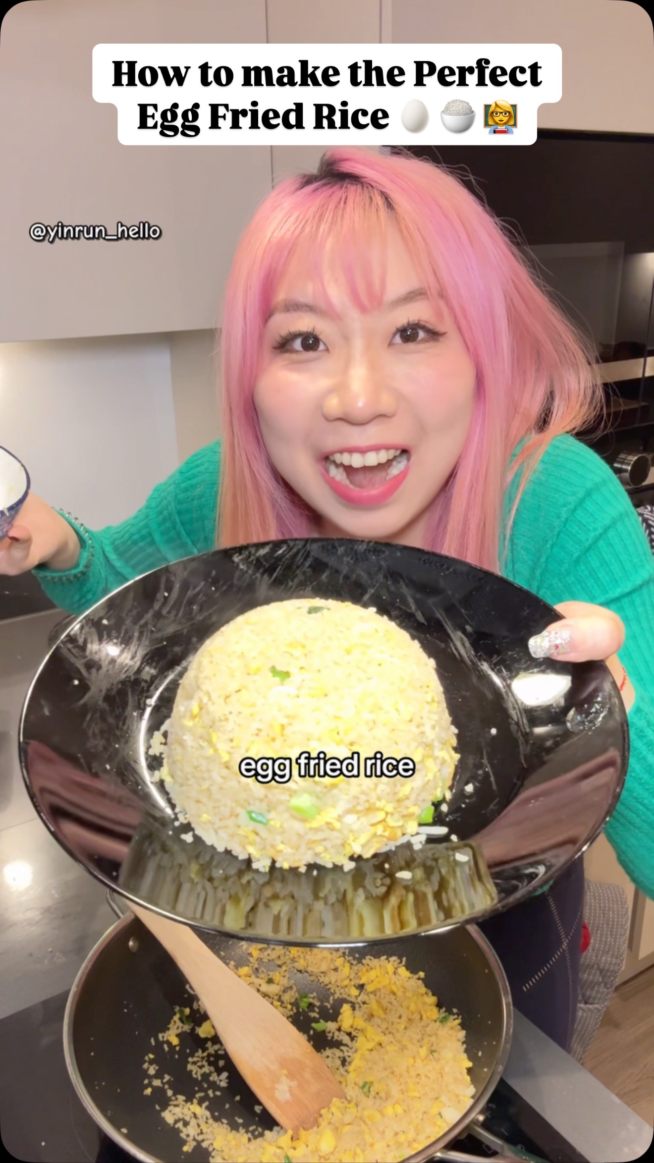 How to make the Perfect Egg Fried Rice 🥚 🍚 👩‍🏫 - - - - - #rice #cooking ...