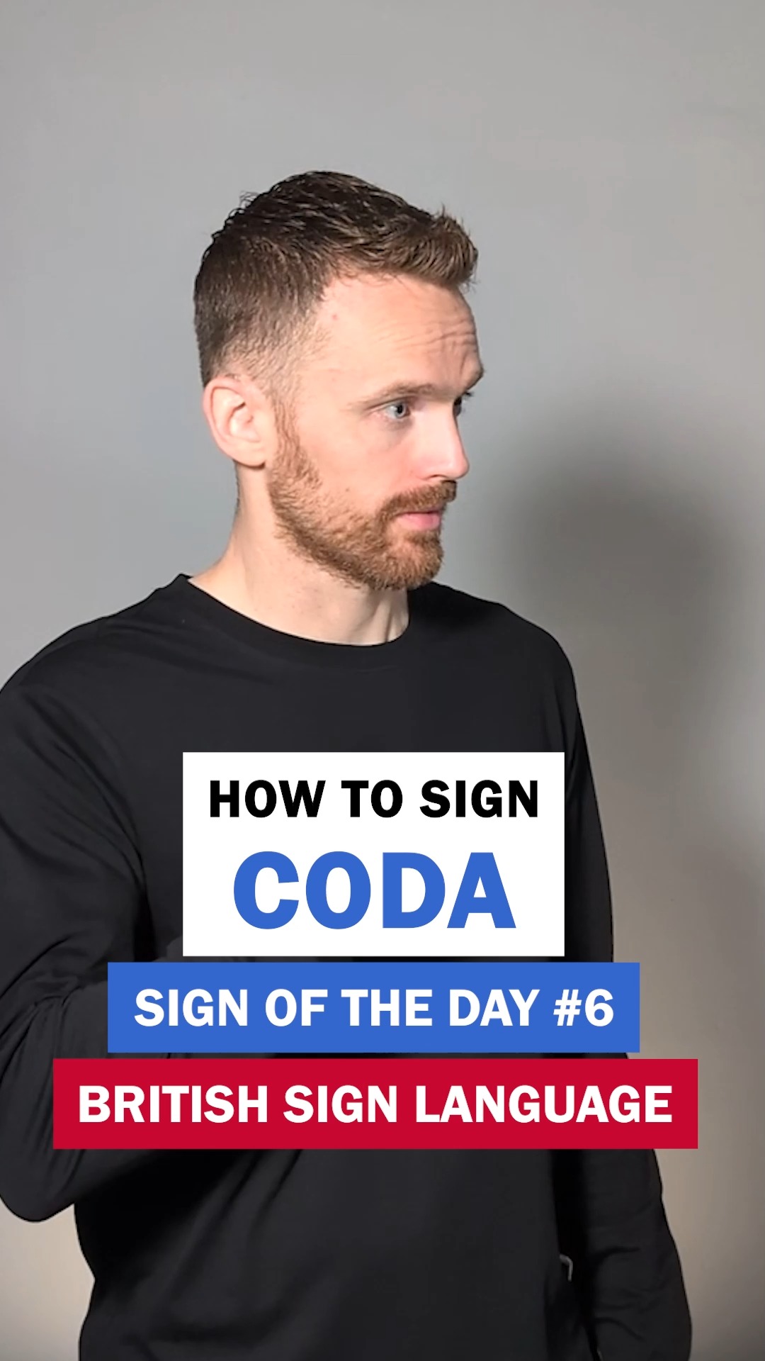 How to sign CODA: BSL Sign of the Day 6... - Commanding Hands | Facebook