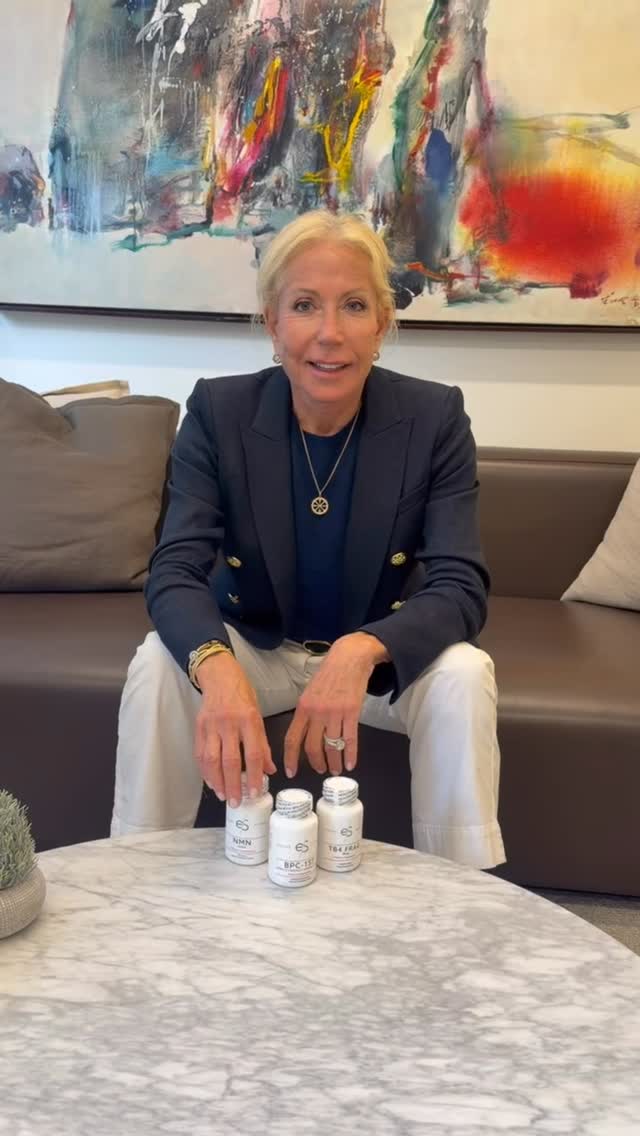 The three supplements our patients are asking about most right now? NMN, BPC-157, and TB4 Frag. And for good reason too., Dr. Erika breaks down exactly what each one does and why they’ve become 