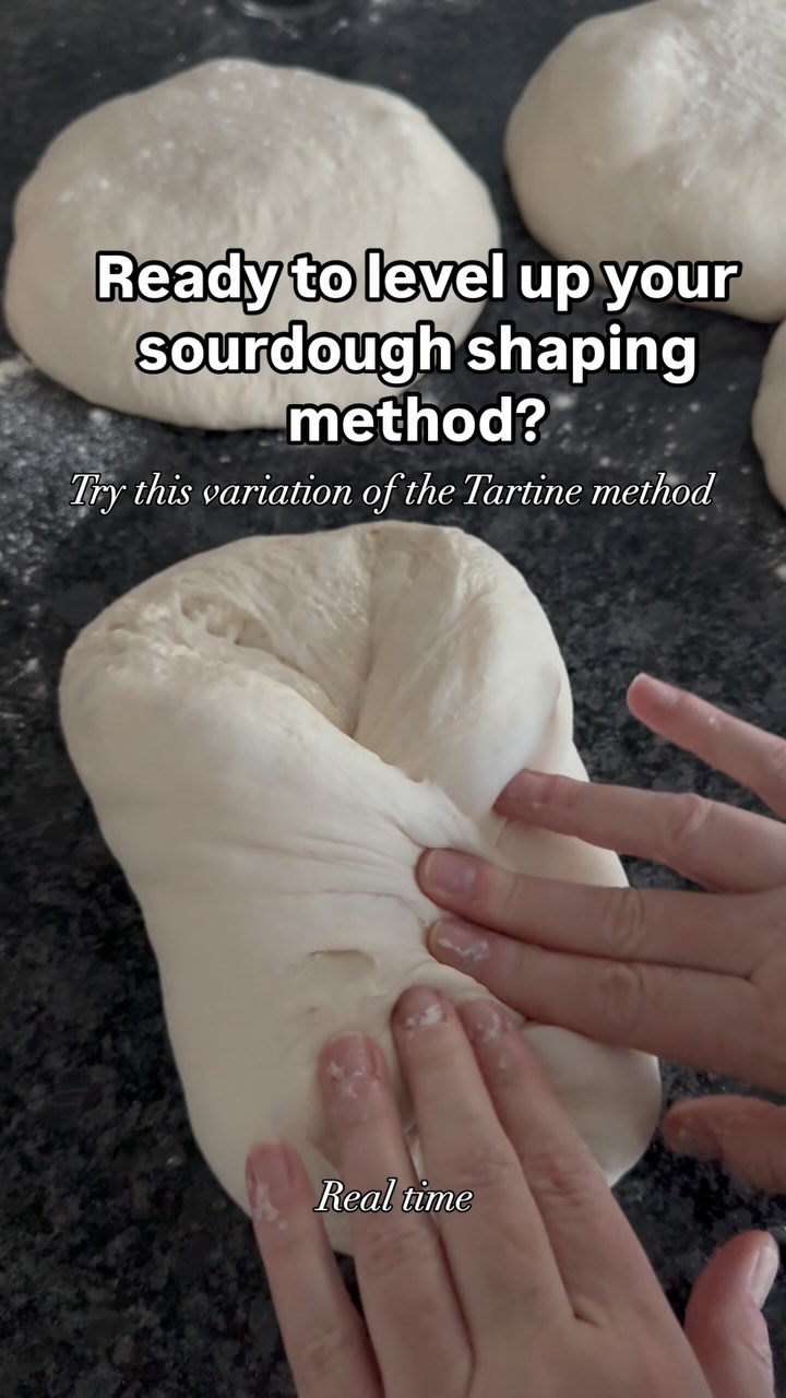 Ready to level up your sourdough shaping?⤵️ 💪 This variation of the ...