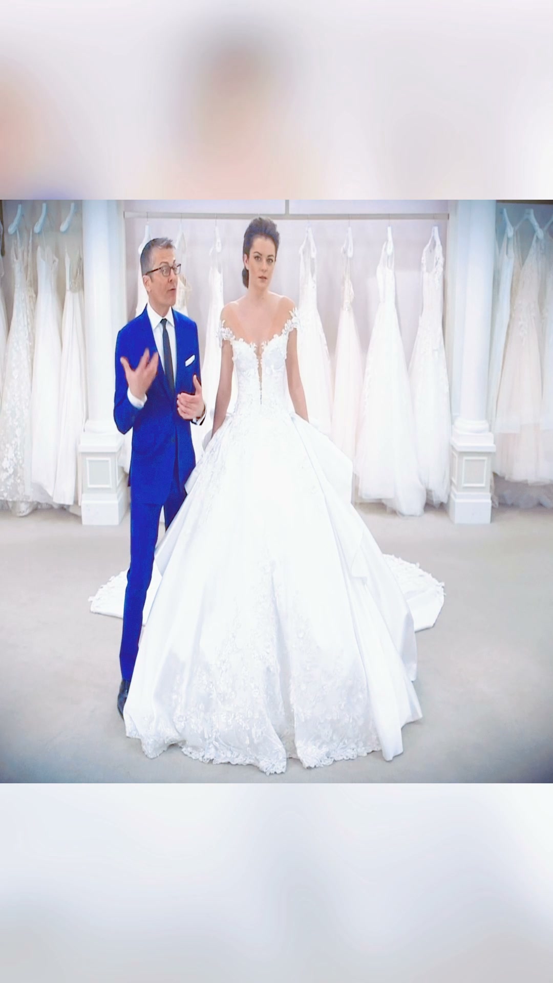 blue wedding dress kleinfeld The #EffieBlueGown by Randy Fenoli Bride is a breathtaking ball gown featuring a sweetheart neckline, v-back, and an elegantly ruffled horsehair-structured train. Embellished with 3D flowers and crystals, it comes with Blue Dresses | Royal Size:4XLarge Product Group: 4051 Cinderella dress price