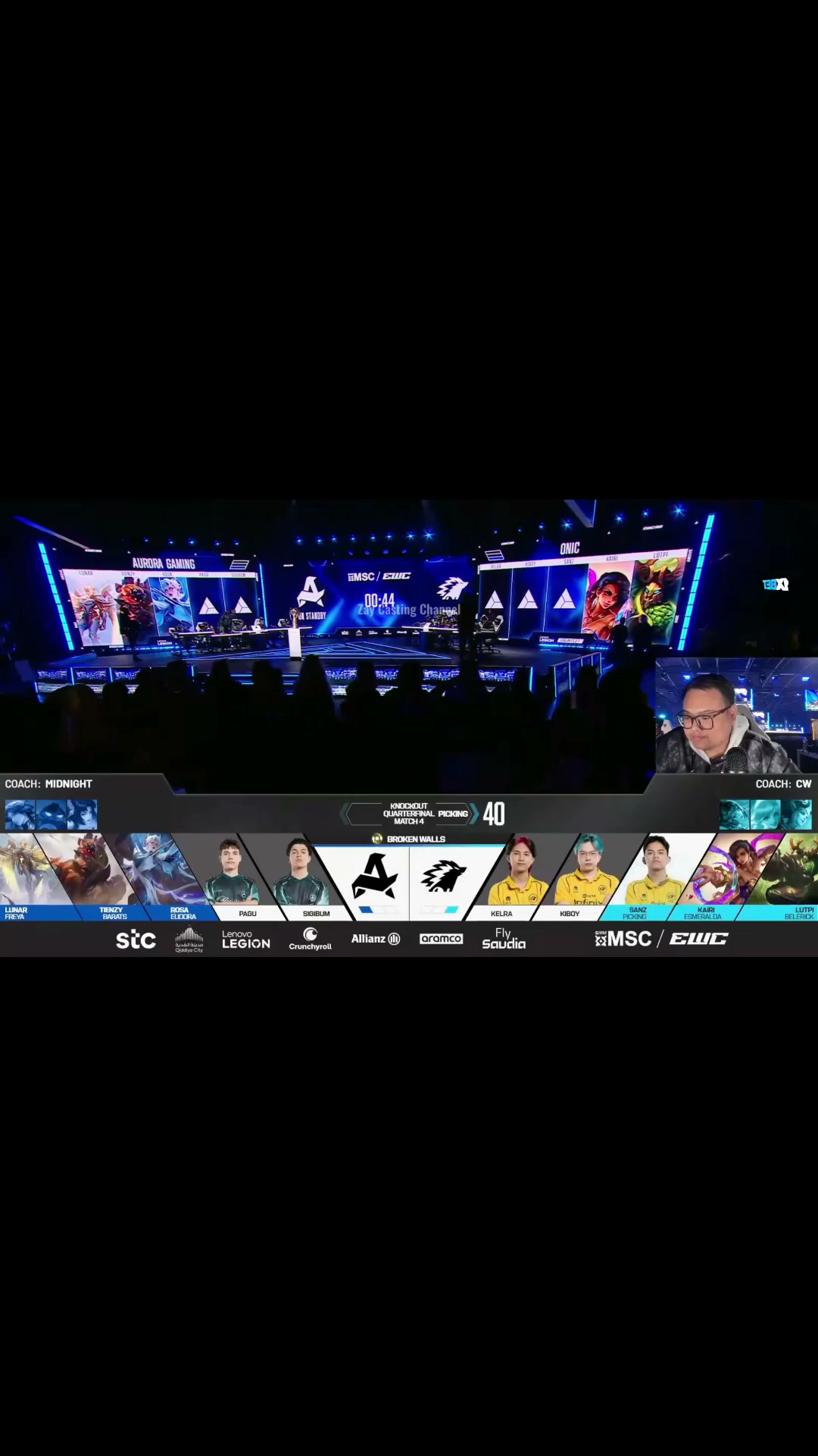 Game - 3] Aurora Gaming vs ONIC | MLBB MSC at EWC 2026 #BZTV