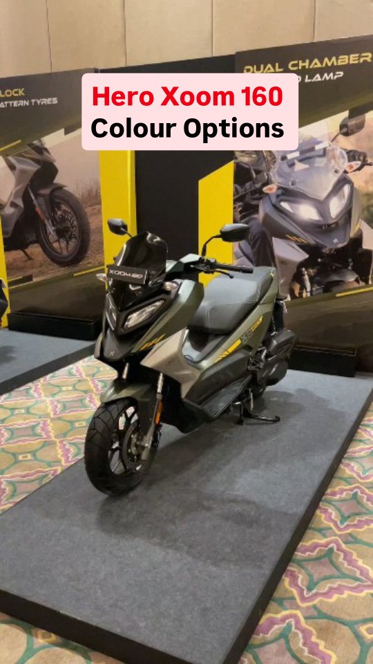 The all-new Hero Xoom 160 comes in 4 stunning colours! Which