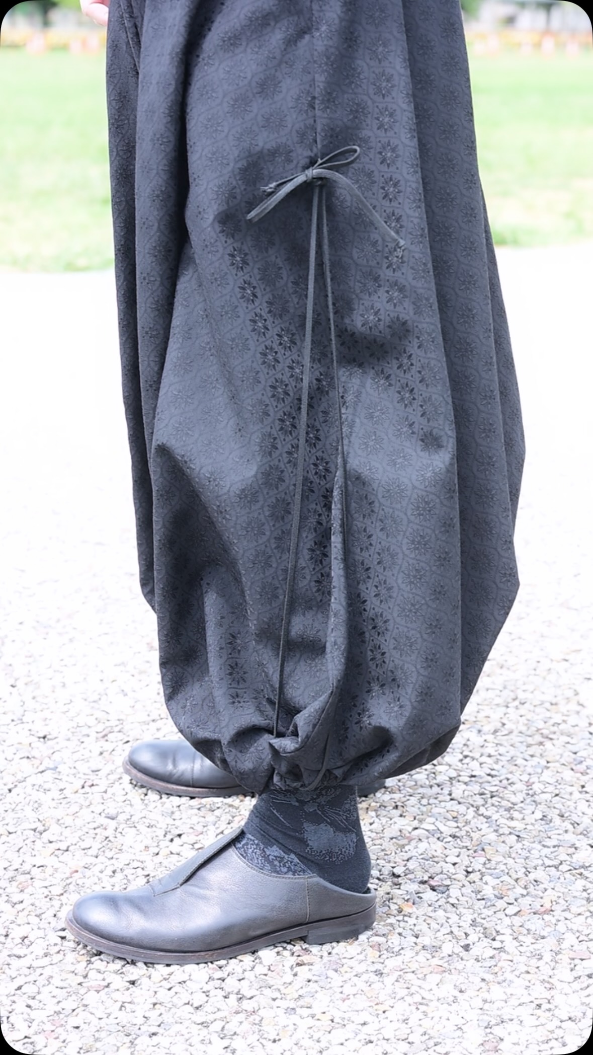 BISHOOL] Bloom Jacquard 袴 balloon Pants 一般的なパンツが2~3本制作