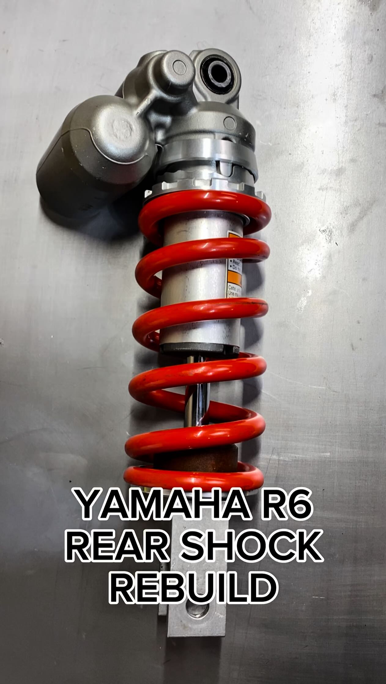Suspension isn’t supposed to do that. Before and After Yamaha R6 rear ...