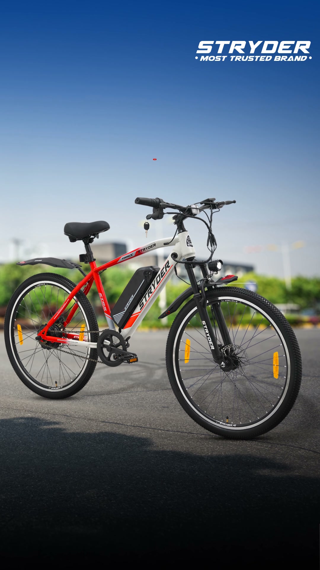 electric bicycle tata Stryder 27.5T E Vibe Cycle for Men & Women with Carrier (5.3–6 Ft) Tata Electric Electric Cycle Rs