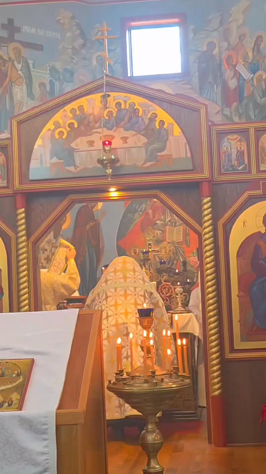 Let us who mystic'ly represent the cherubim... ☦️🙏 Come worship with us ...