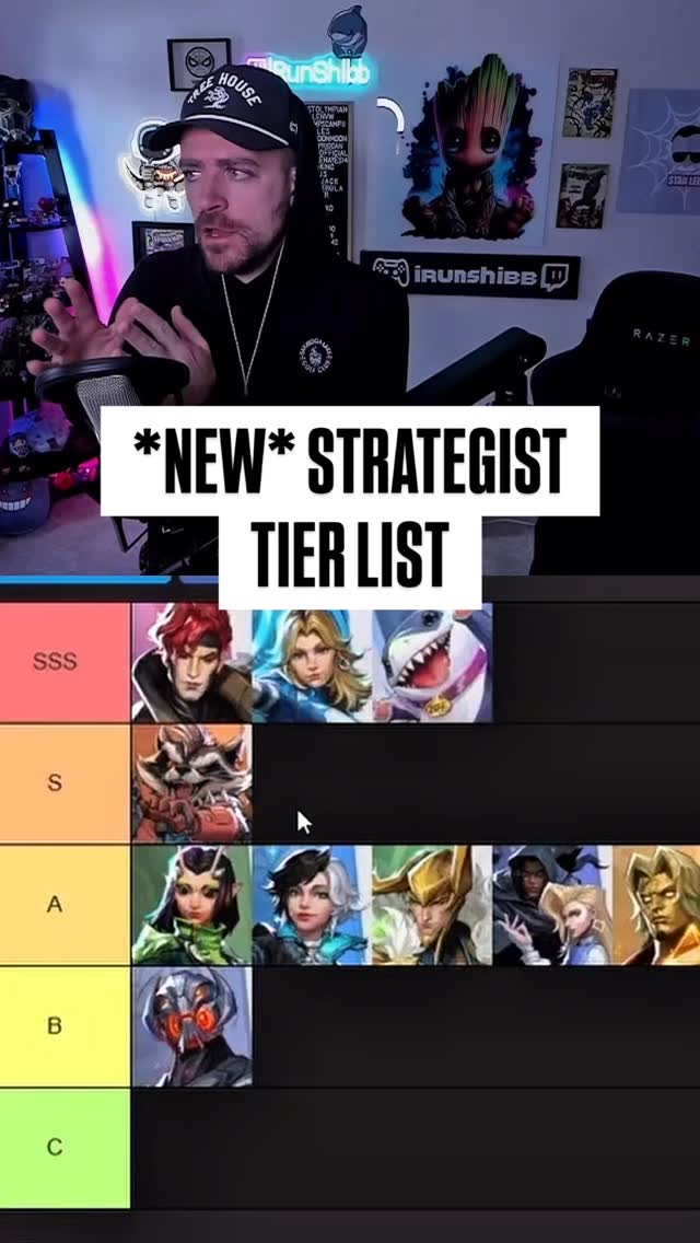 Updated Strategist Tier List for Season 5 of Marvel Rivals #marvel # ...