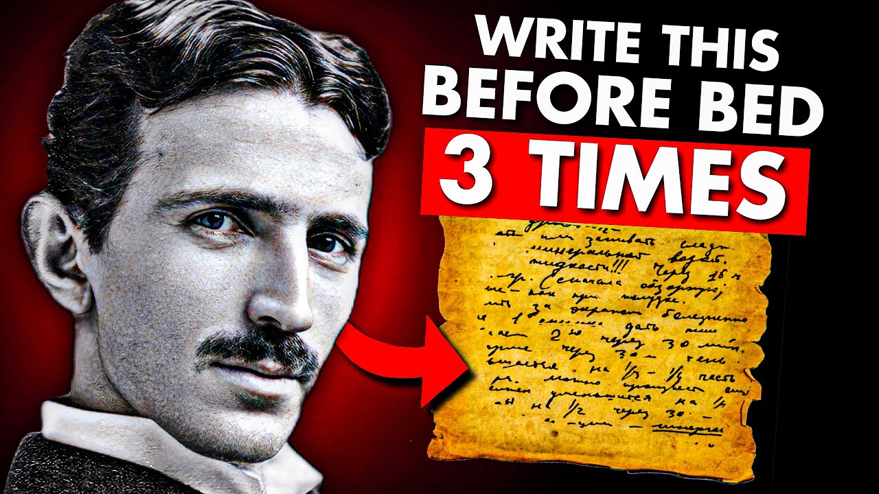 Nikola Tesla revealed a simple sleep technique he used every night: He ...