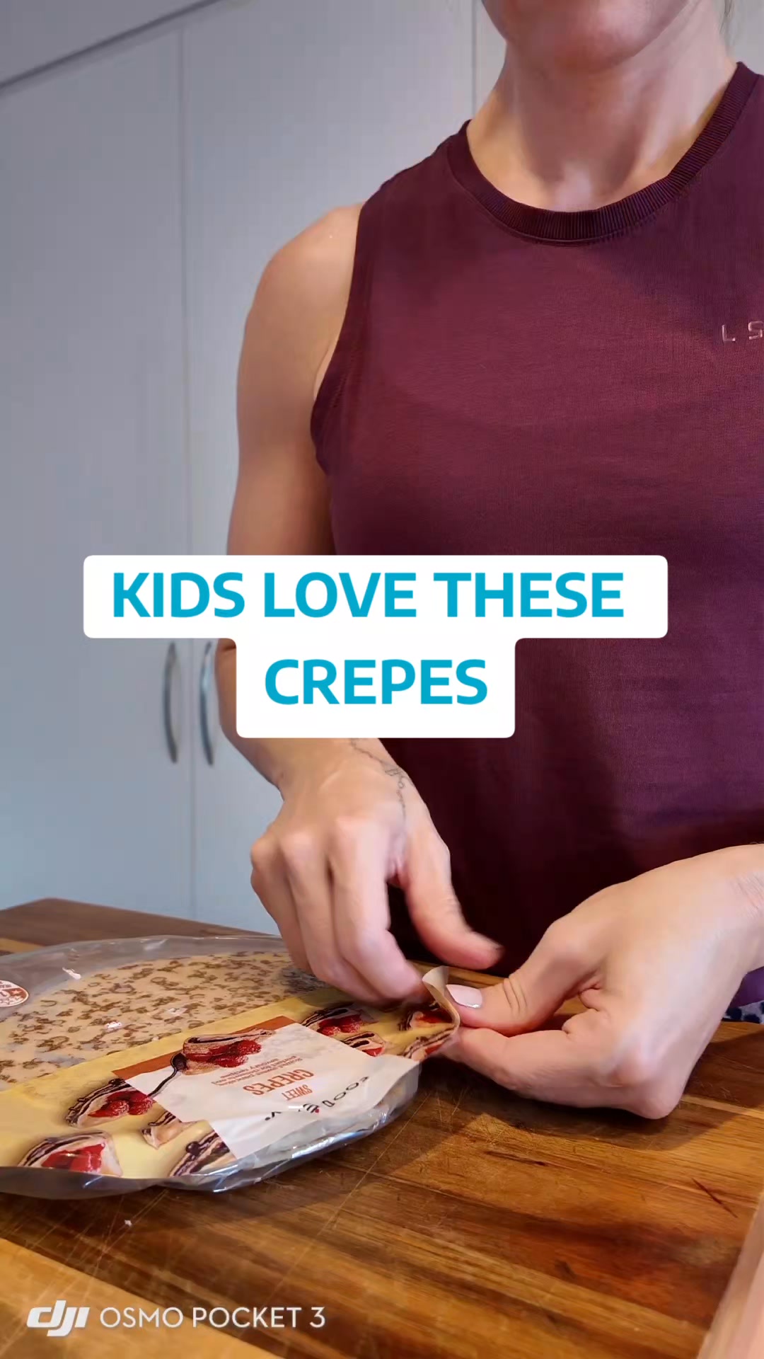 Yummiest and EASIEST breaky for the whole family. Crepes in a packet ...