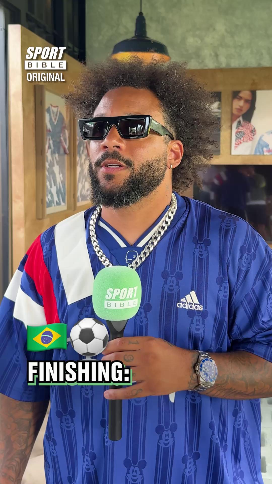 Marcelo builds his perfect Brazilian footballer 🔥 We caught up