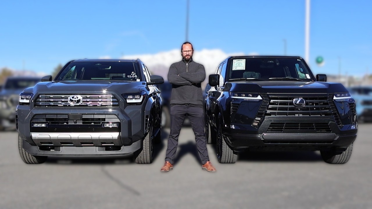Today I compare a 2026 Lexus GX550 Luxury to a 2026 Toyota 4Runner