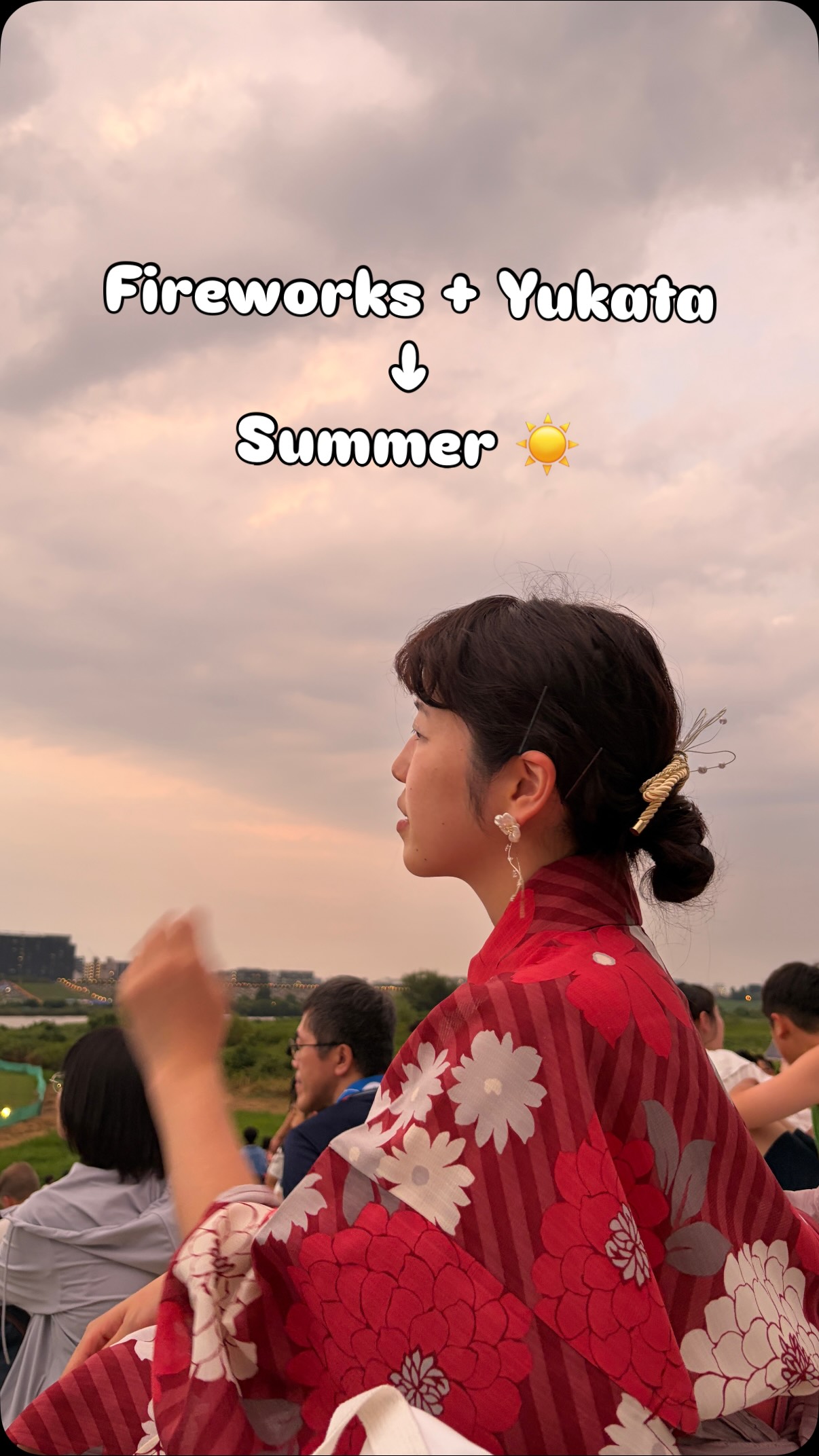 Enjoy your summer☀️ #fireworks #summer #japan #花火 #yukata