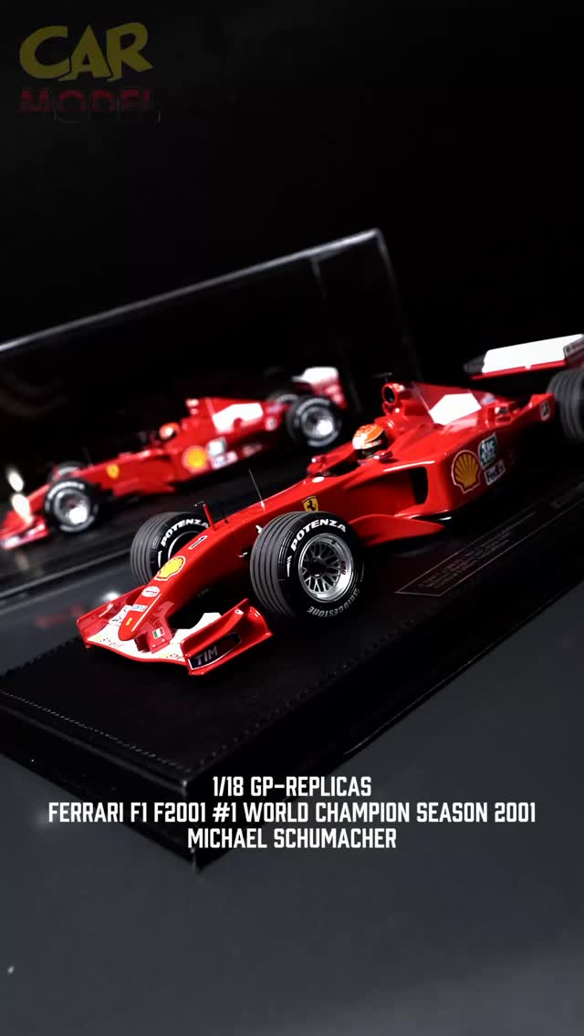 1/18 GP-REPLICAS - FERRARI F1 F2001 No. 1 WORLD CHAMPION SEASON