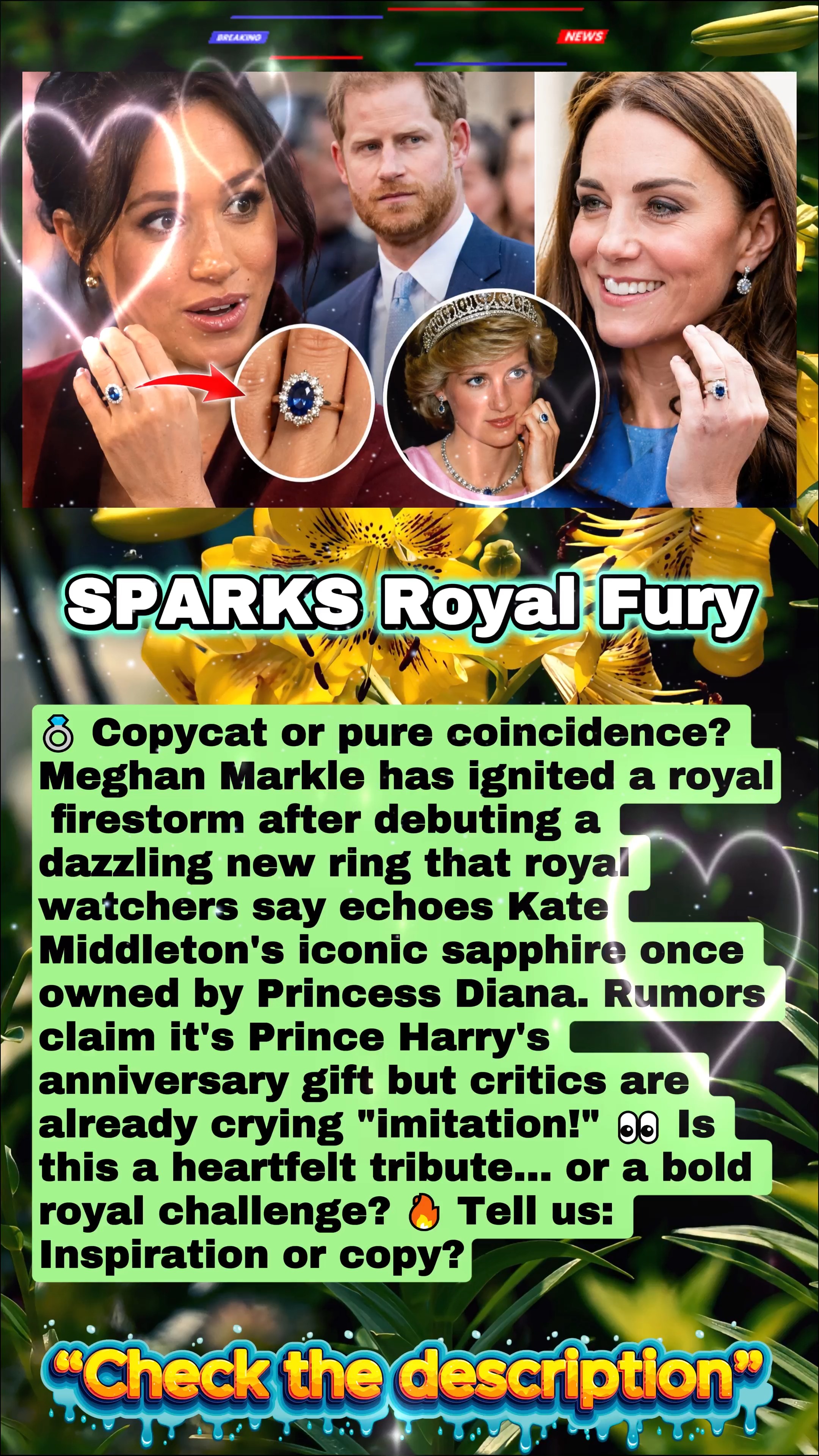In a new clip for her lifestyle brand, As Ever, Meghan Markle wore a new ring that some fans think resembles the iconic sapphire and diamond engagement ring worn by Princess Diana