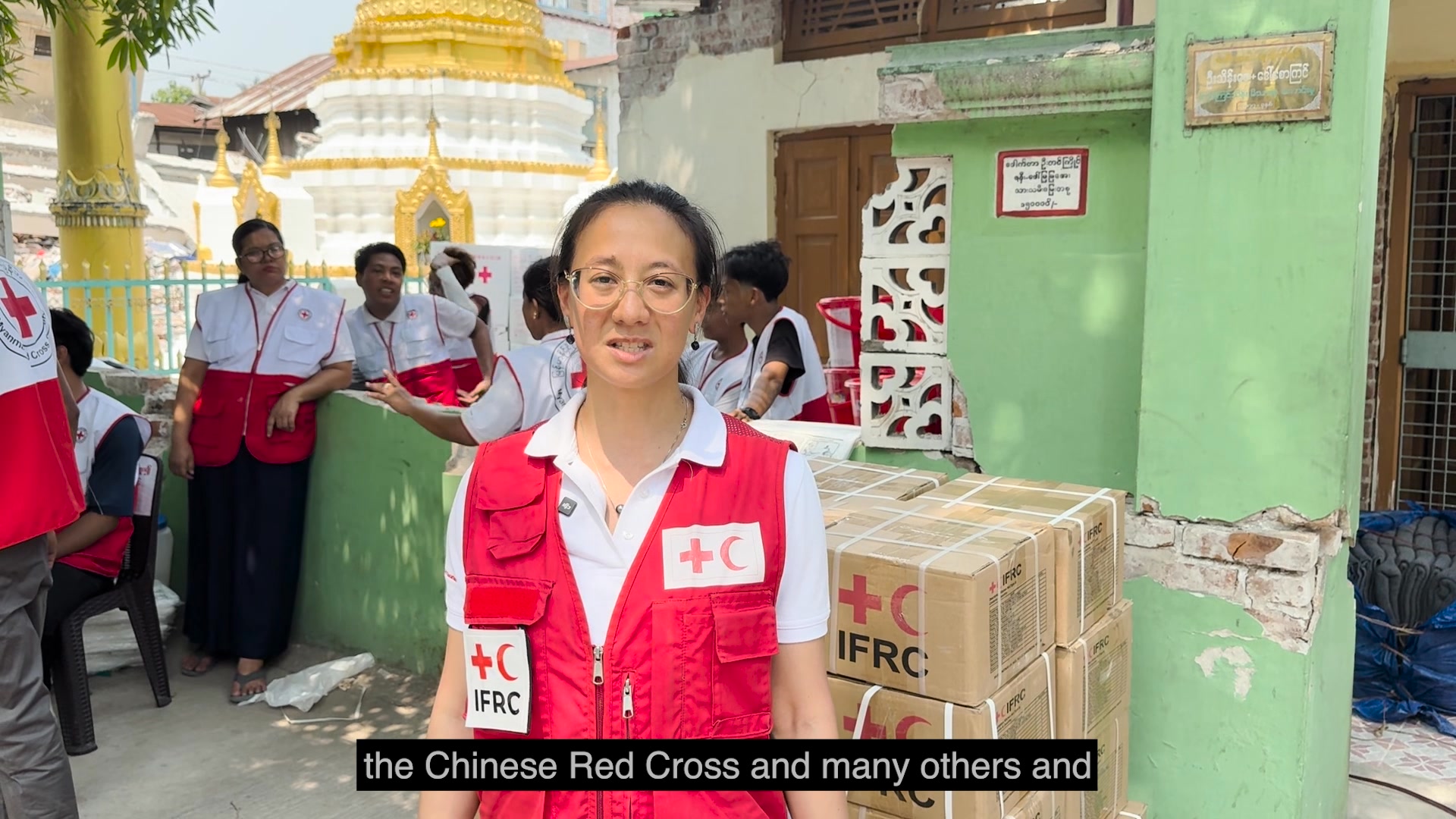 Together with the Myanmar Red Cross Society, we’re supporting families ...