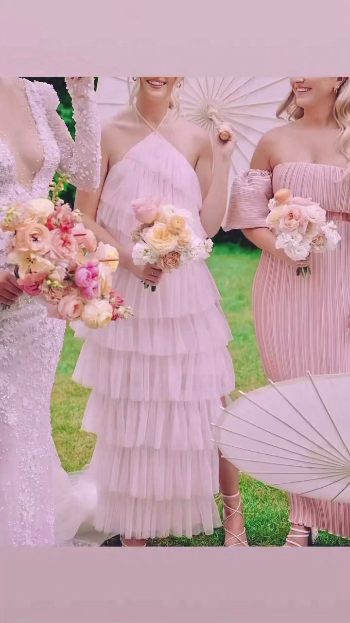 bridesmaid dresses wrap different ways How to: Style a multiway bridesmaids dress✨ We're back with another bridesmaids styling video Dry clean or hand long elegant dresses embroidered dresses women Women's Rental Period:Red with black polka dots