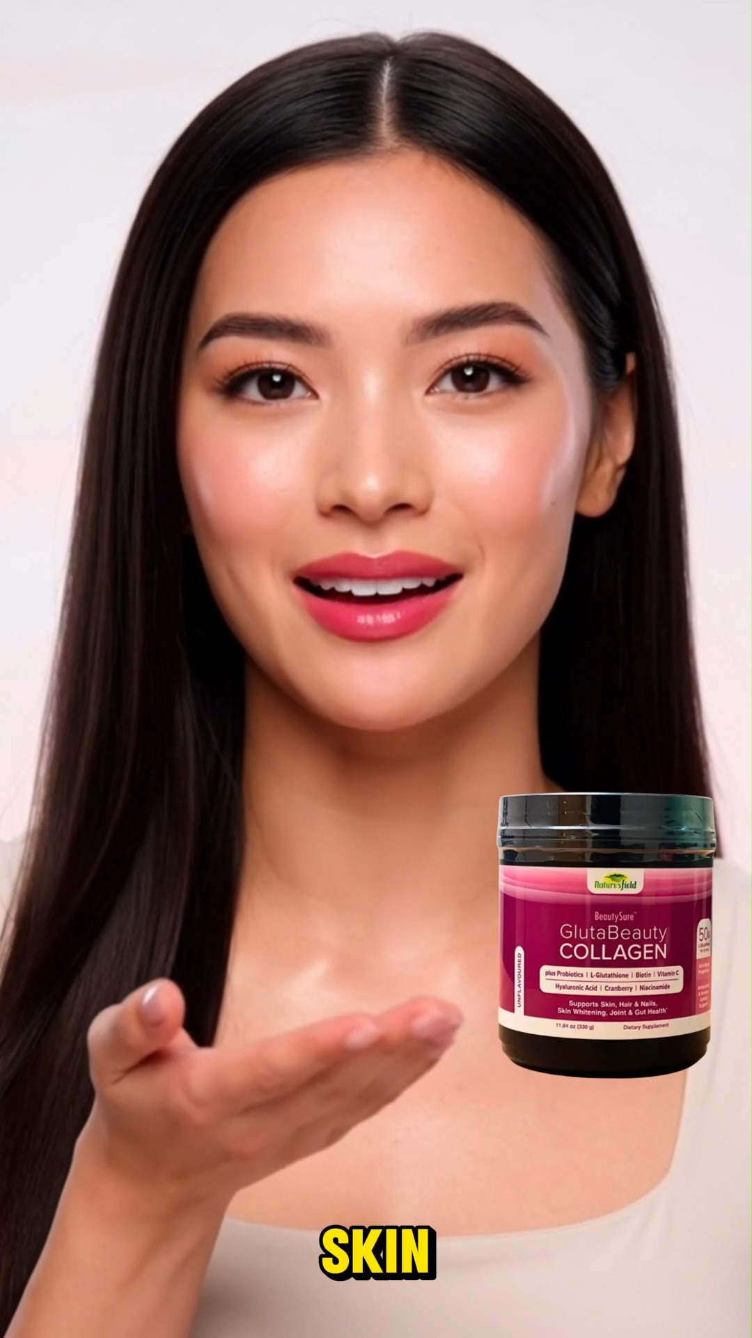 Dull, tired skin that no amount of concealer or good lighting can hide anymore., GlutaBeauty Collagen combines glutathione and collagen to support skin brightening, elasticity, and hydration, working 