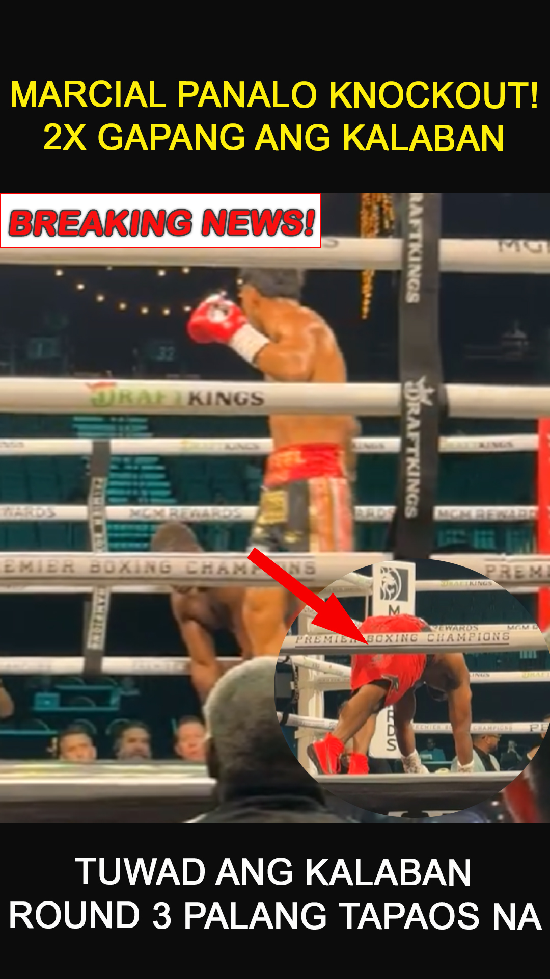 MARCIAL Panalo Knockout! Pinatuwad si JOseph sa Round 3 #mtvcsports # ...