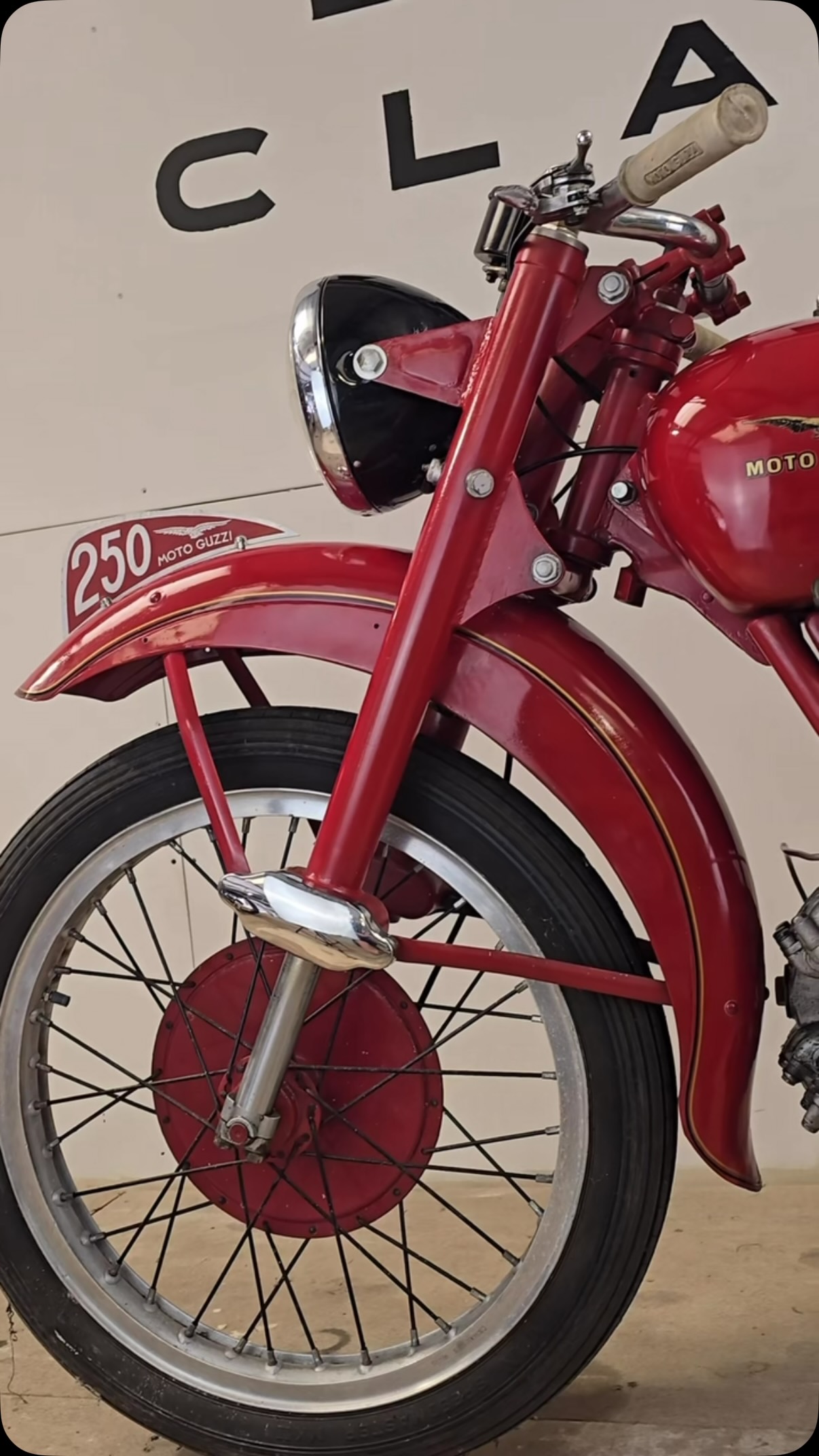 Step back in time with this stunning vintage Moto Guzzi. Every