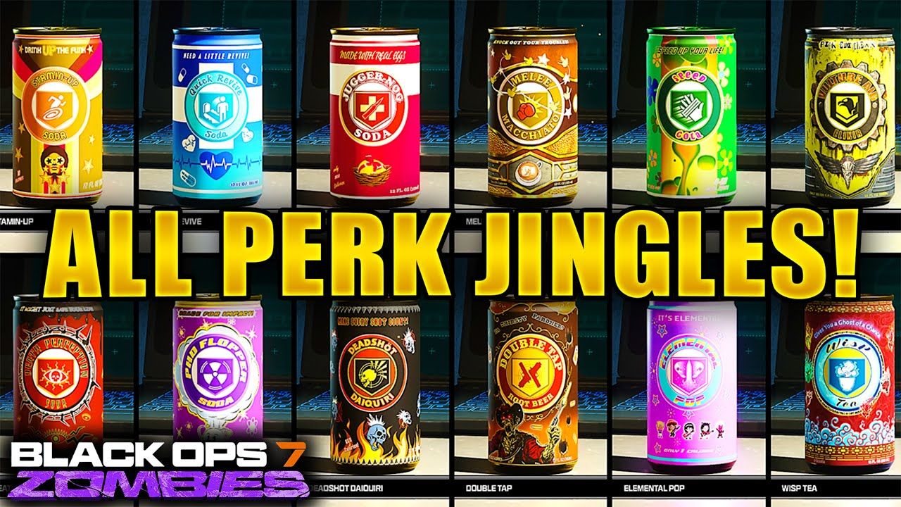 All Perk-A-Cola Jingles/Songs with Lyrics in Black Ops 7 Zombies ...