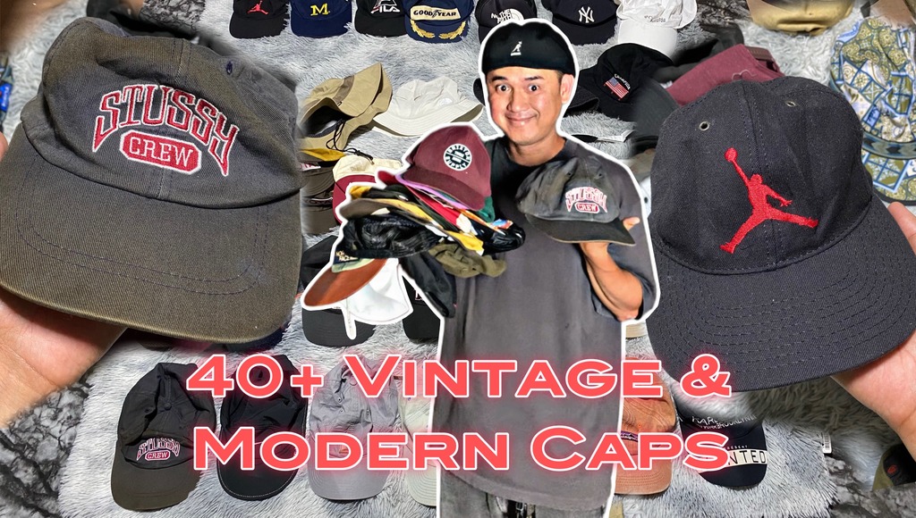 Vintage Stussy, Jordan & more! 40+ Vintage & Moden Caps! Lason Edition ...