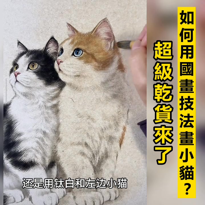 貓咪教學 國畫 貓 寫實貓與Q版貓的身體繪製區別 寫實貓與簡筆貓的繪畫區別 2 by kawashita あめ - 繪圖小技巧 CLIP STUDIO TIPS